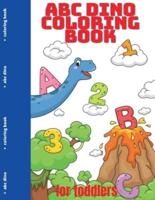 ABC Dino Coloring Book: Fun with Animal Letters for Toddlers
