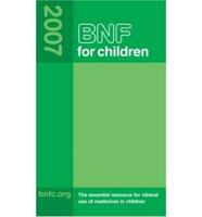BNF for Children 2007