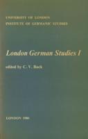 London German Studies I