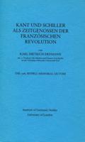 Kant Und Schiller Als Zeitgenossen Der Französischen Revolution