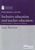 Inclusive Education and Teacher Education