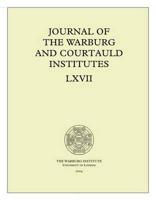 Journal of the Warburg and Courtauld Institutes