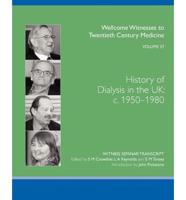 History of Dialysis in the UK: C. 1950-1980