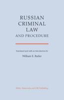 Russian Criminal Law and Procedure
