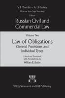 Russian Civil & Commercial Law. Volume 2 Law of Obligations