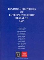 Regional Frontiers of Entrepreneurship Research