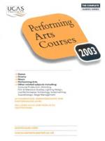 Performing Arts Courses 2003