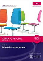 CIMA Paper E2, Enterprise Management. Study Guide