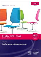 CIMA Paper P2, Performance Management. Study Text