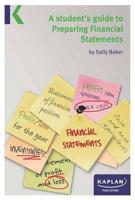 A Student's Guide to Preparing Financial Statements