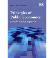 Principles of Public Economics