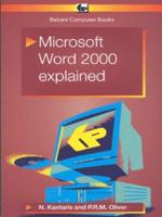 Microsoft Word 2000 Explained