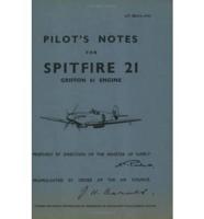 Air Ministry Pilot's Notes. Supermarine Spitfire