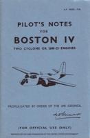 Douglas Boston 4 - Pilot's Notes