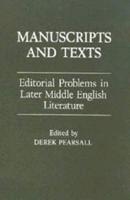 Manuscripts and Texts