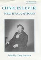 Charles Lever: New Evaluations