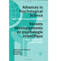 Advances in Psychological Science