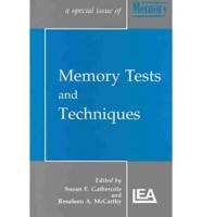 Memory Tests and Techniques