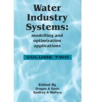 Water Industry Systems - Modelling & Optimization Applications V 2