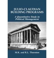 Julio-Claudian Building Programmes