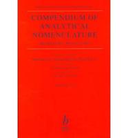 Compendium of Analytical Nomenclature