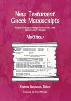 New Testament Greek Manuscripts Matthew