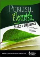 Publish, Flourish, and Make a Difference