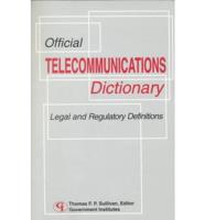 Official Telecommunications Dictionary