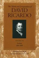 Works & Correspondence of David Ricardo. Volume 07 Letters 1816-1818