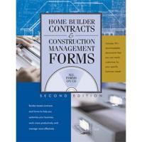 Home Builder Contracts & Construction Management Forms