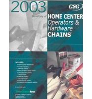 Directory of Home Center Operators and Hardware Chains 2003