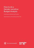 How to Do a Gender-Sensitive Budget Analysis