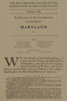The Documentary History of the Ratification of the Constitution, Volume 12