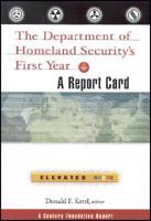 The Department of Homeland Security's First Year