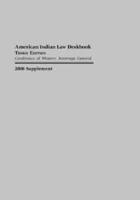 2006 Supplement to the American Indian Law Deskbook