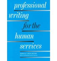 Professional Writing for the Human Services