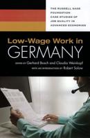 Low-Wage Work in Germany