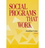 Social Programs That Work