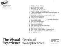 Visual Experience Overhead Transparencies