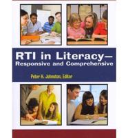 RTI in Literacy