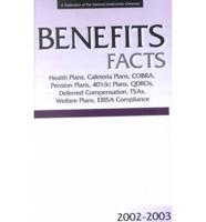 Benefits Facts 2002-2003