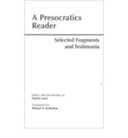 A Presocratics Reader