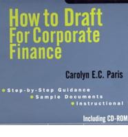 How to Draft for Corporate Finance