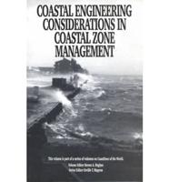 Coastal Engineering Considerations in Coastal Zone Management