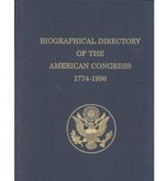 Biographical Directory of the American Congress, 1774-1996