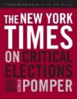 The New York Times on Critical Elections, 1854-2008