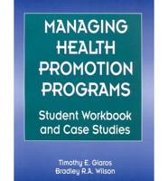 Managing Health Promotion Programs