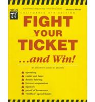 Fight Your Ticket-- And Win!