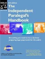 The Independent Paralegal's Handbook