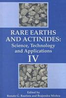 Rare Earths and Actinides